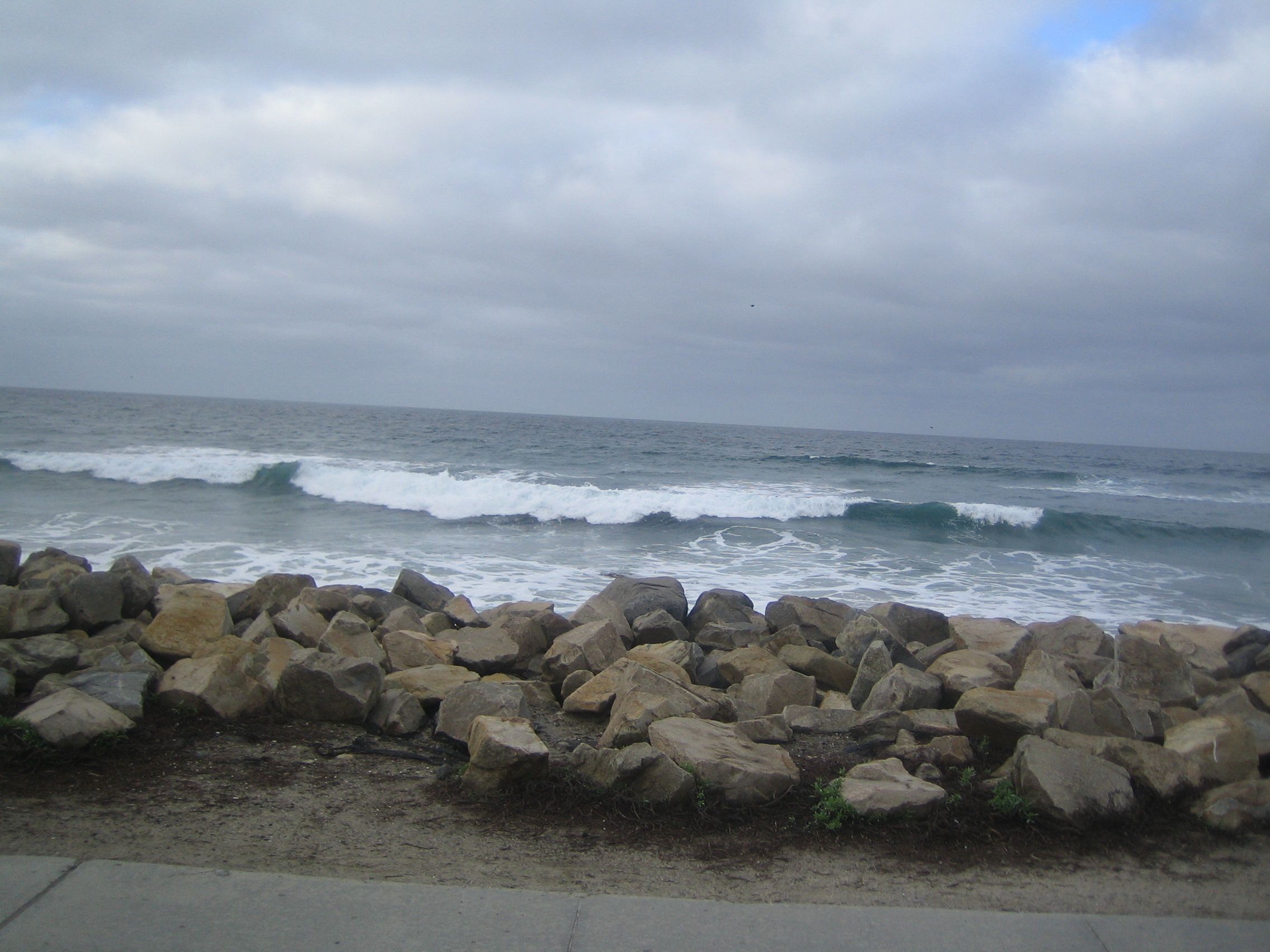 I didn't expect the sea spray to reach the road, but I loved the feel of it on my skin!